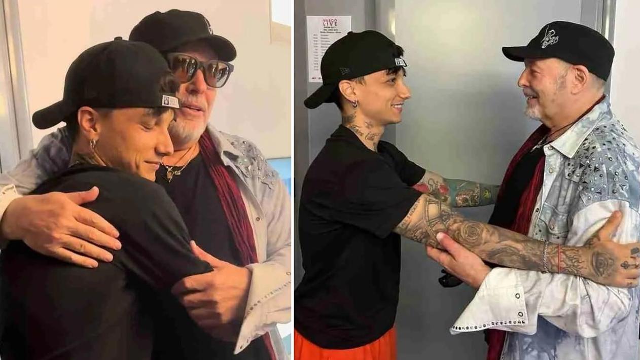 Le foto postate da Vasco con Ultimo