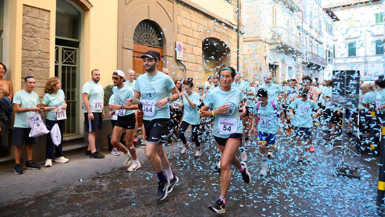 La partenza della corsa