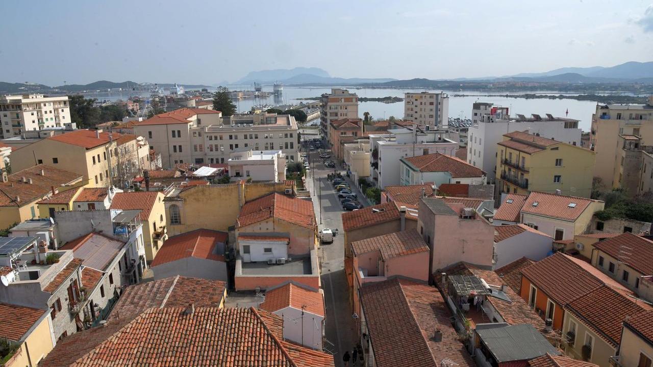 Una veduta panoramica di Olbia