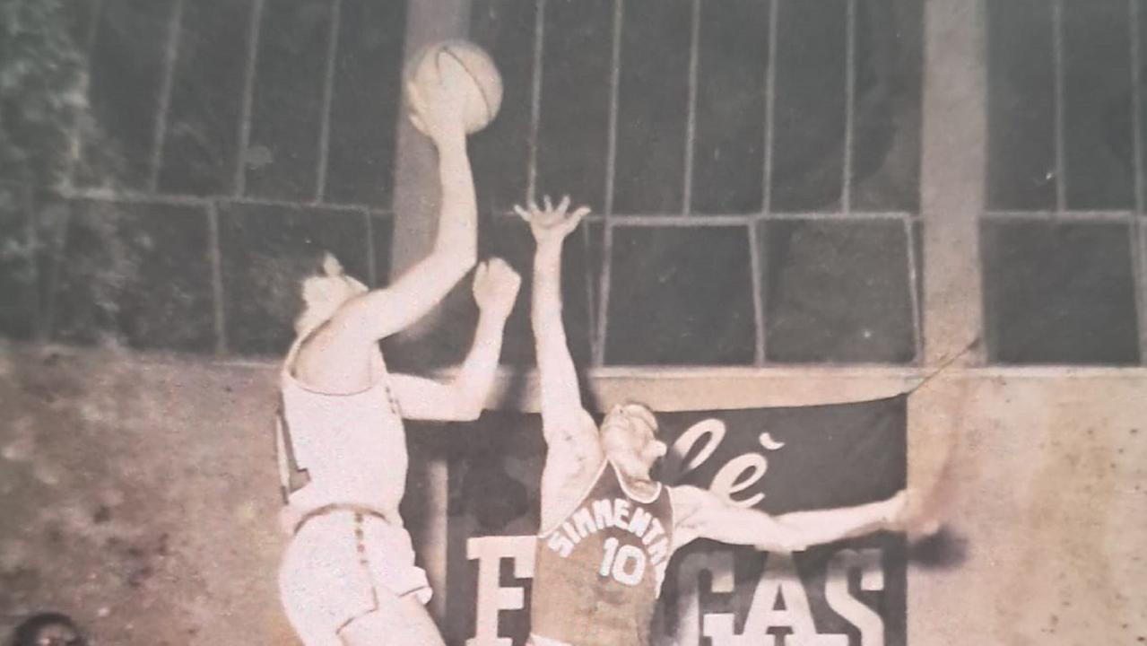 Natalini in un'azione contro la Simmenthal (foto inviata dai familiari)