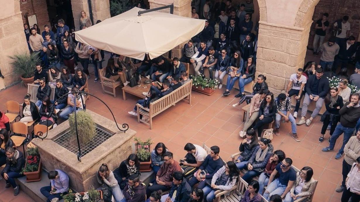 Il chiostro del Carmine, sede del consorzio universitario Uno