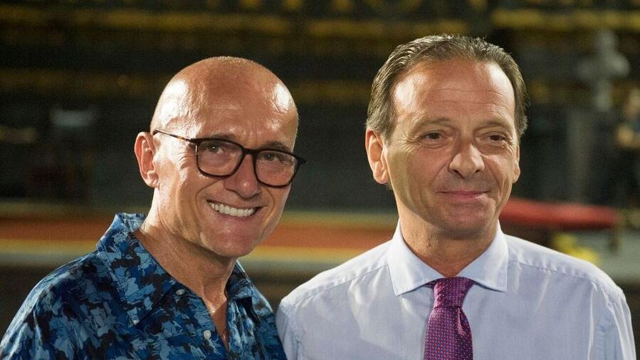 Alfonso Signorini e Fabrizio Miracolo (credit Giorgio Andreuccetti)