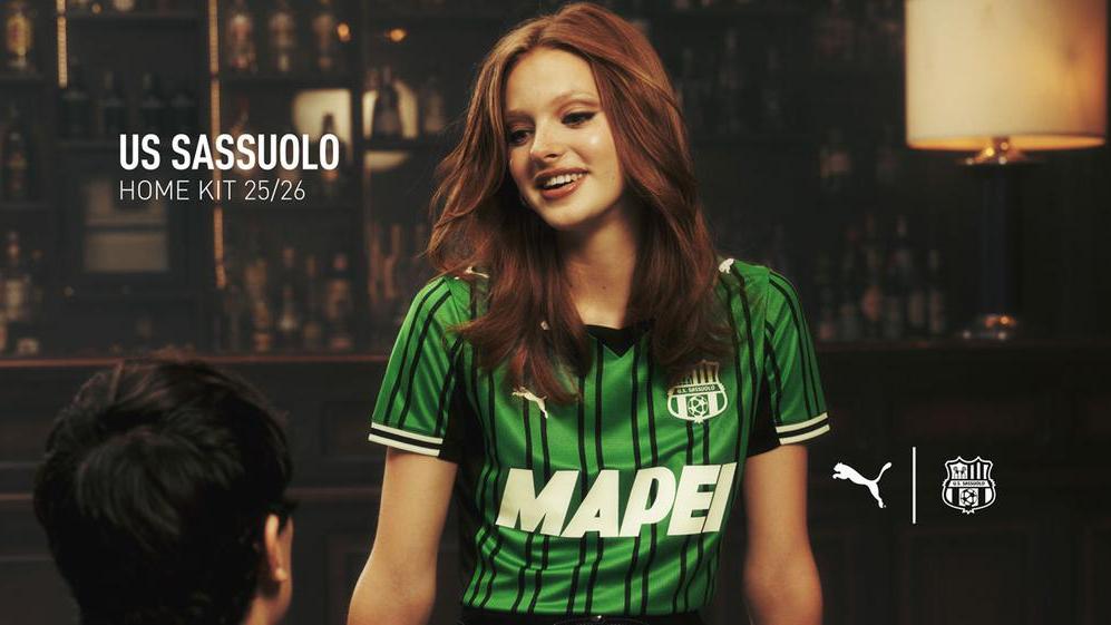 La nuova maglia del Sassuolo