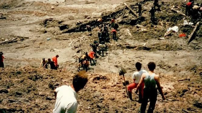 Una commemorazione a 40 anni dalla tragedia di Val di Stava in cui morirono i quattro ragazzi sardi