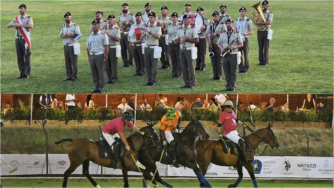 Italia Polo challenge, applausi ed emozioni con la banda della Brigata Sassari – VIDEO