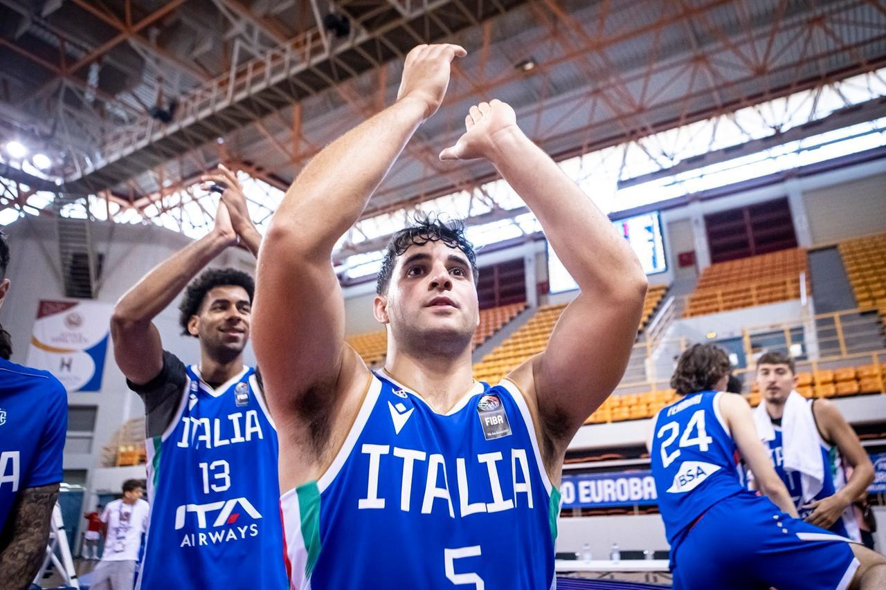 Il play della Dinamo Stefano Trucchetti trascina gli azzurrini alla finale degli Europei under 20
