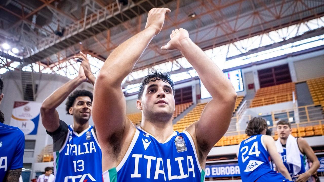 Il play della Dinamo Stefano Trucchetti trascina gli azzurrini alla finale degli Europei under 20