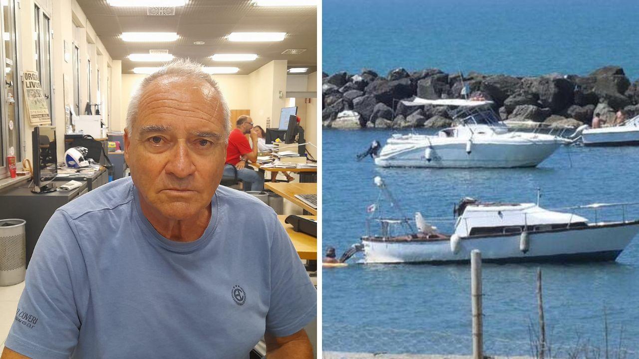 
	Il 73enne e una veduta dell&rsquo;area balneabile al Gombo (in una foto d&rsquo;archivio)

