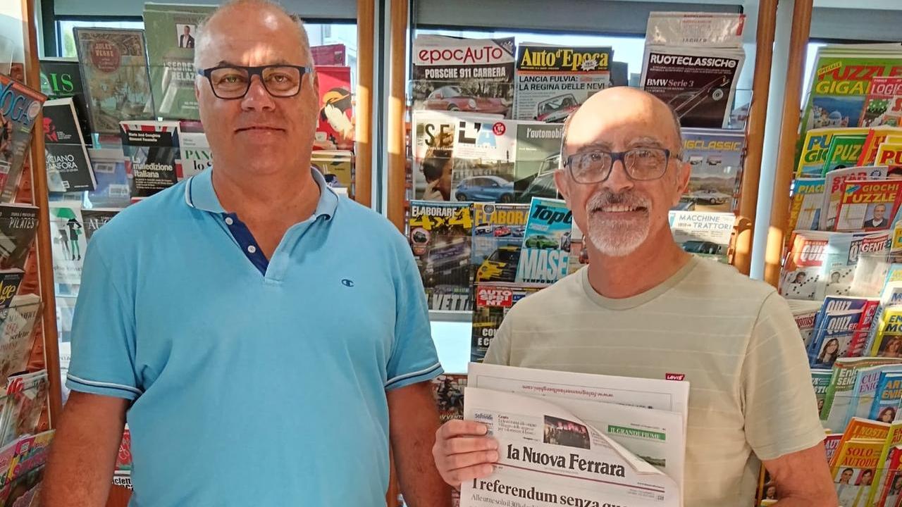 Silvestro, l’edicolante con il sorriso in San Giorgio a Ferrara