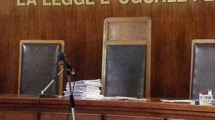 Un'aula di tribunale (foto d'archivio)