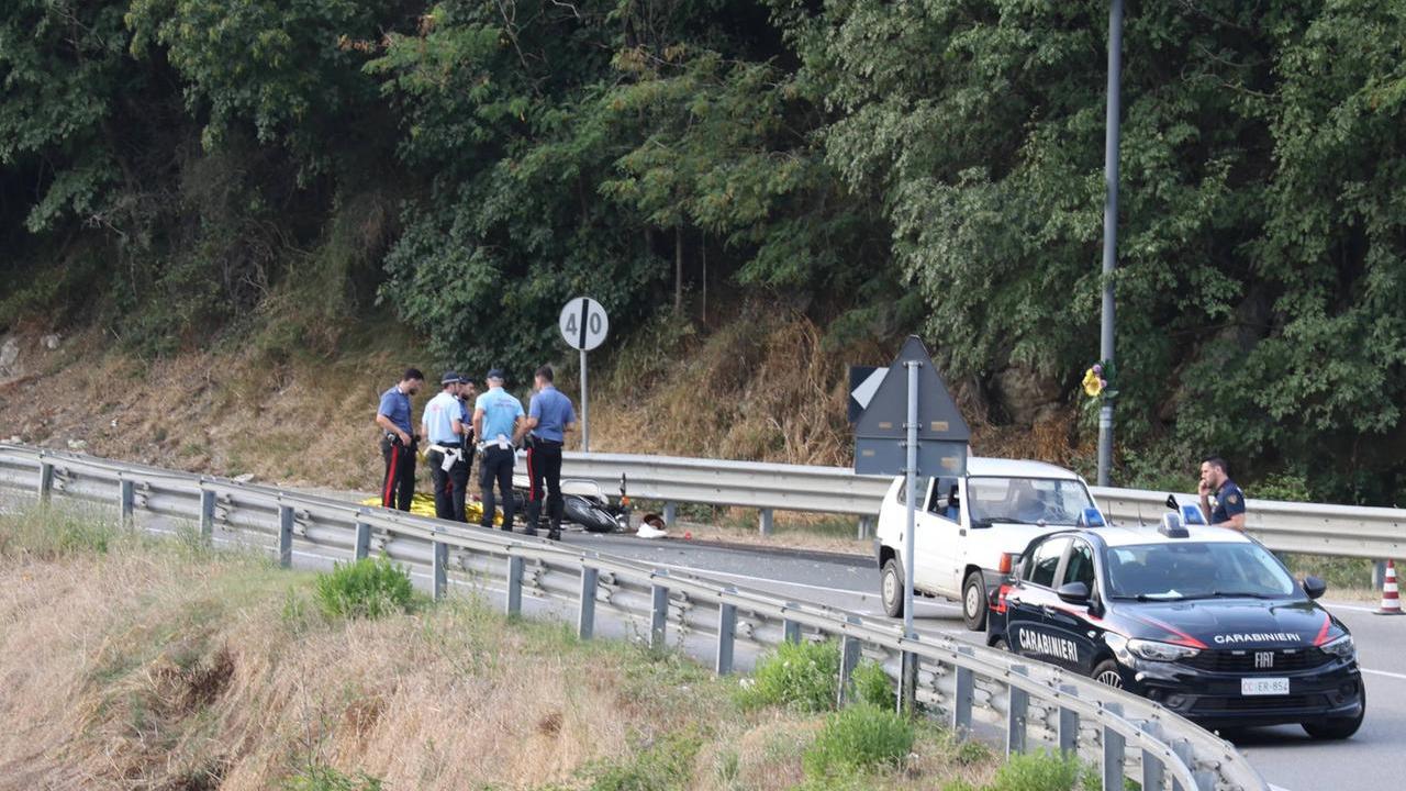 Il luogo dell'incidente (foto Sestini)