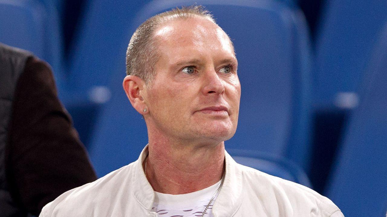 
	Gascoigne nel 2013 allo stadio Olimpico di Roma

