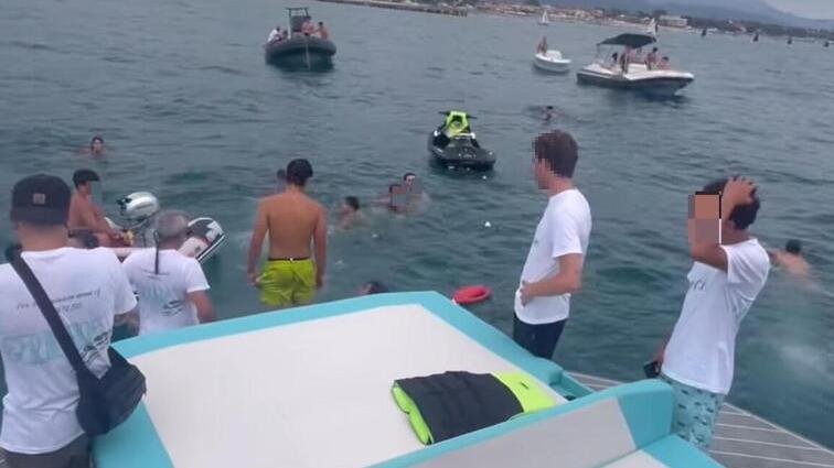 Un momento della festa