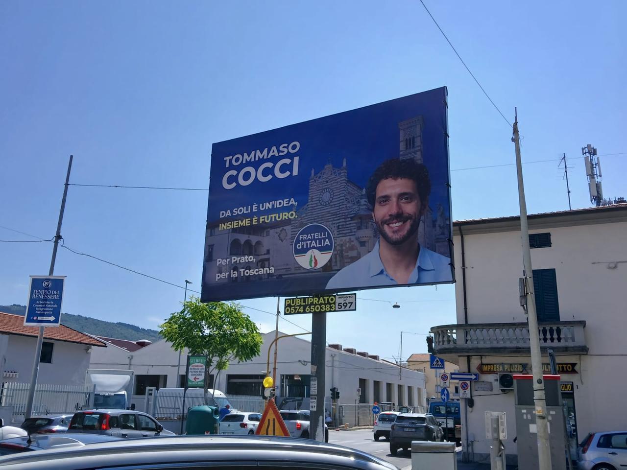 
	Uno dei manifesti elettorali di Tommaso Cocci

