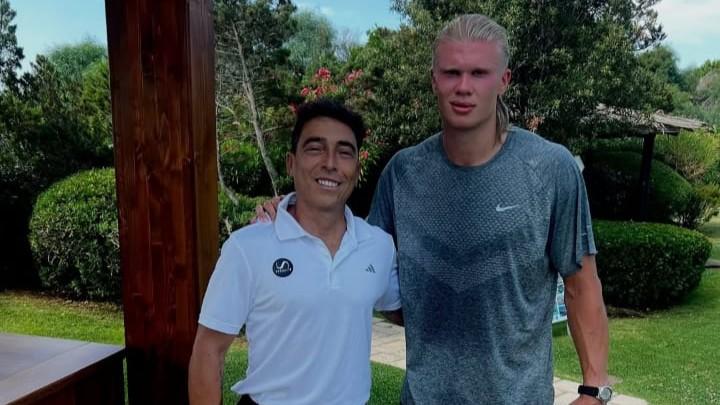 Erling Haaland in Sardegna, vacanze e allenamenti a Porto Cervo