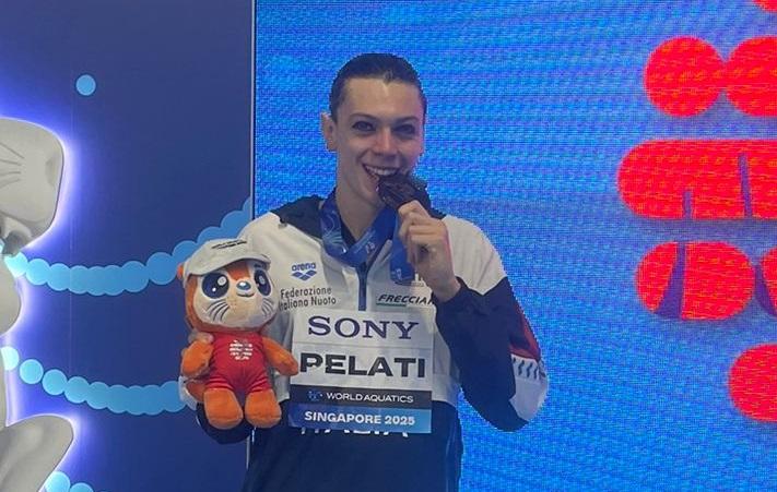 Filippo Pelati è uno spettacolo. Il ferrarese è bronzo ai Mondiali di nuoto