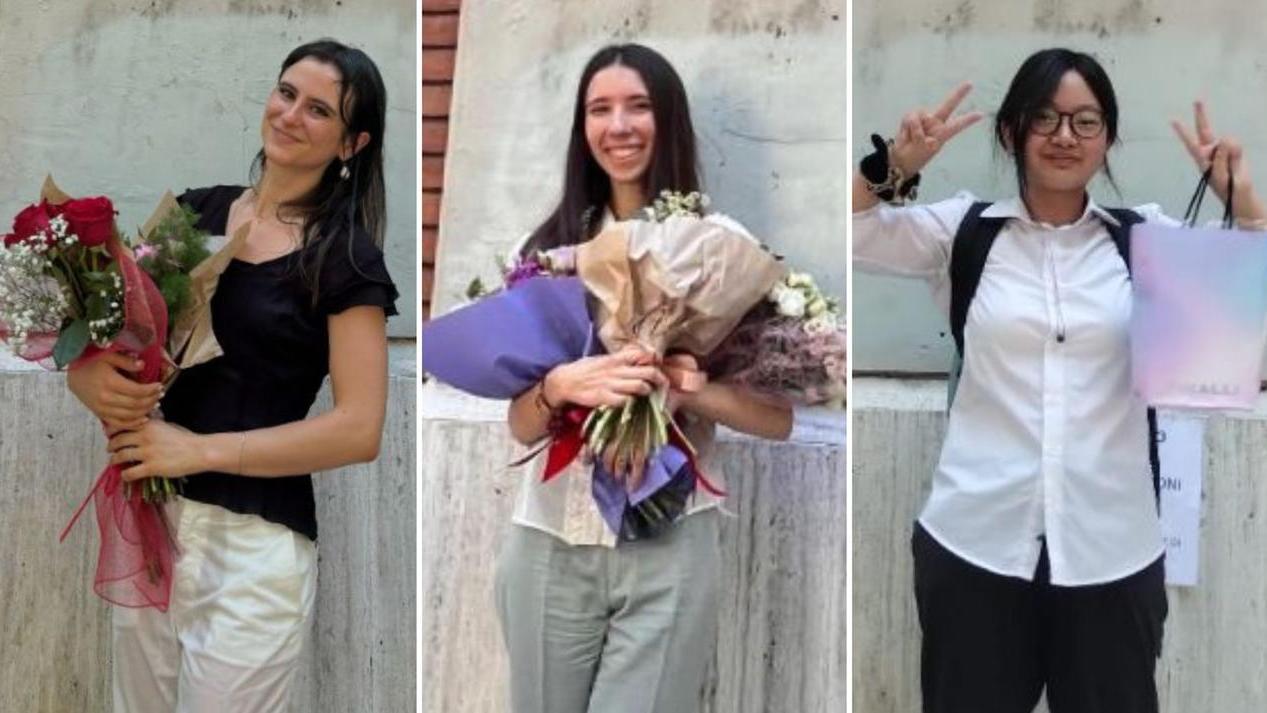 Chiara, Caterina e Perla