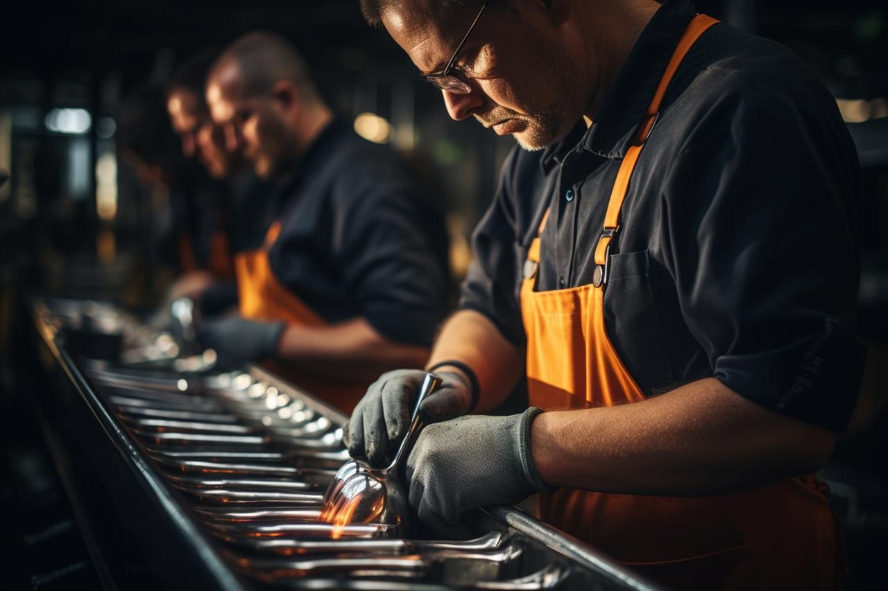 
	Lavoratori al banco (foto d'archivio)

