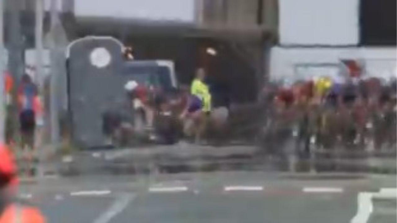 Il momento dell'incidente