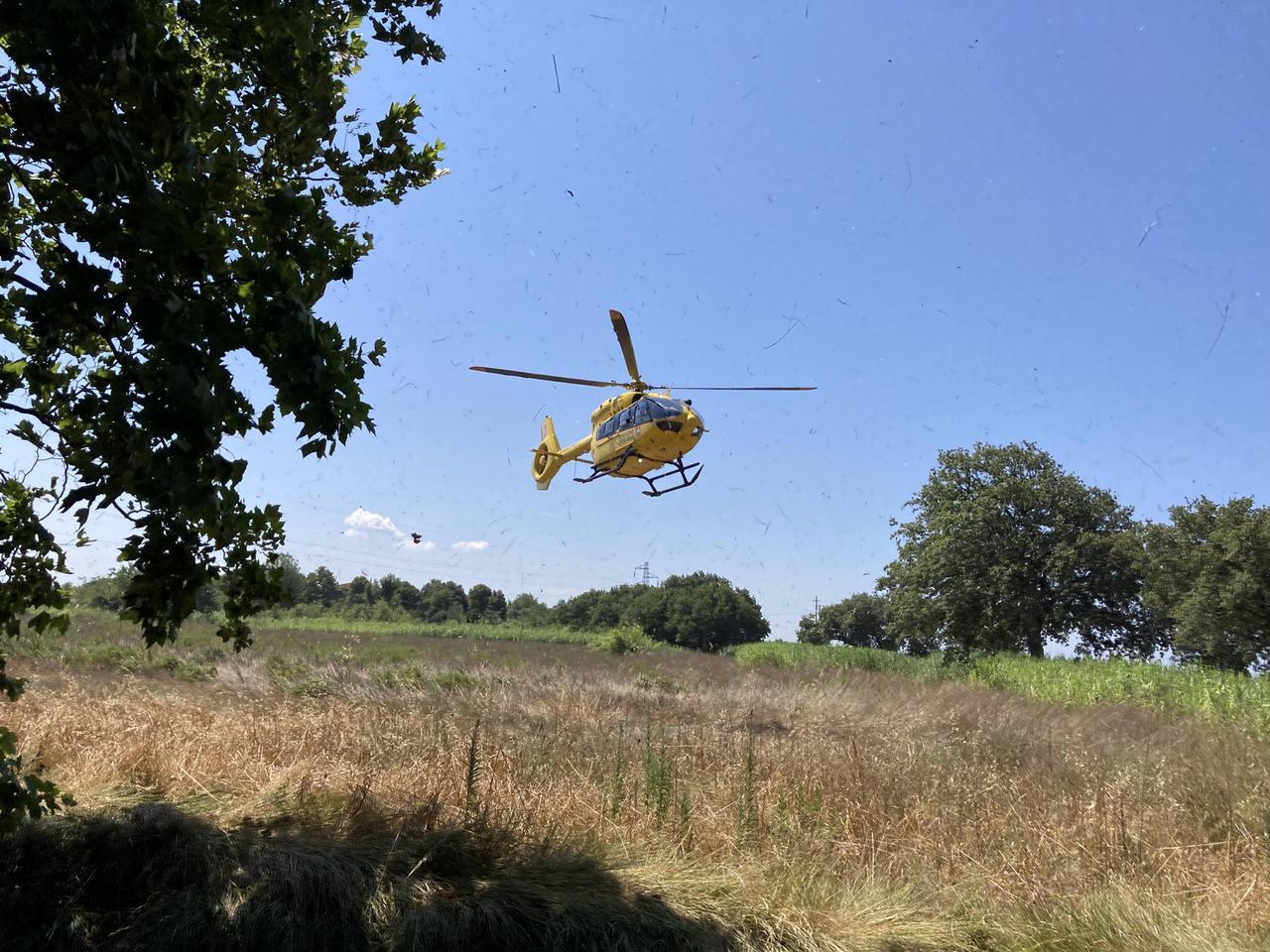 
	Elisoccorso in azione (foto d'archivio)

