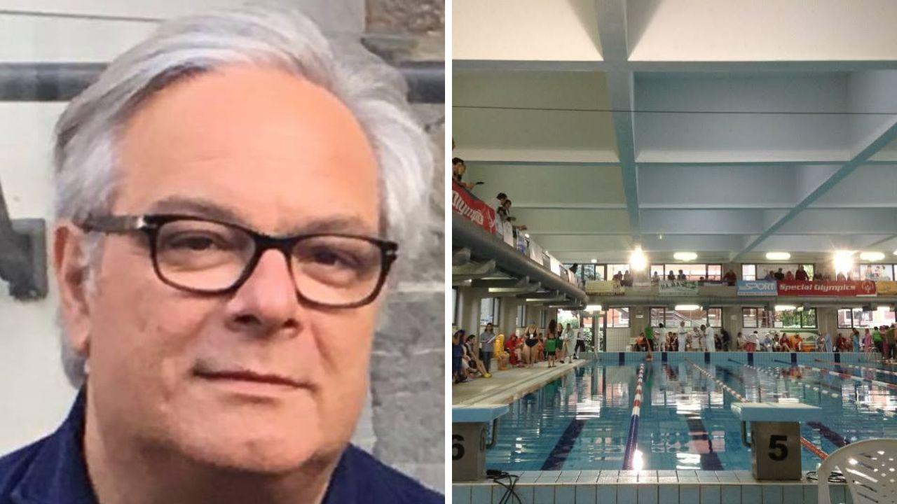 Umberto Spinelli e un evento della sua società sportiva