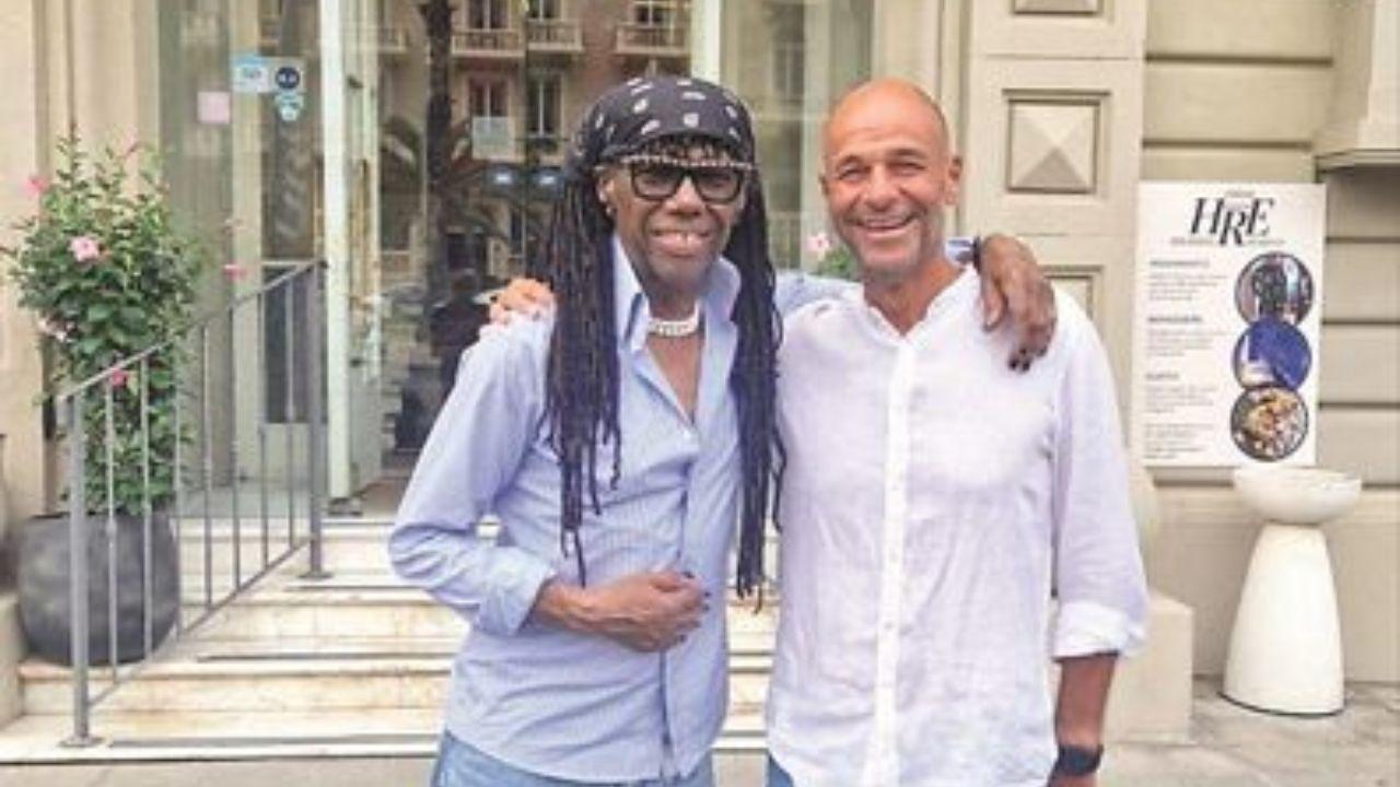 
	Nile Rodgers e Francesco Becciani

