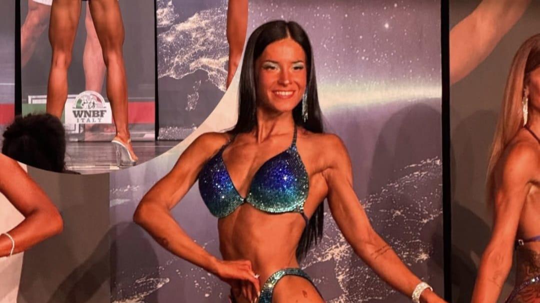 Boretto, l’istruttrice e bodybuilder Veronica Marasi terza al Milano Natural Ambassadors