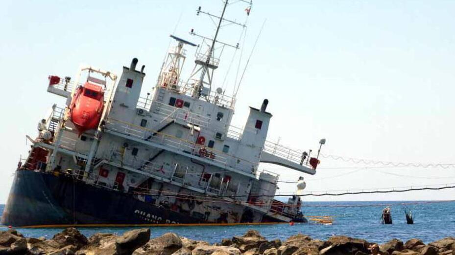 La nave arenata