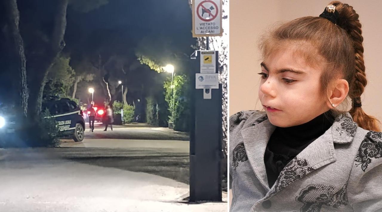 
	La polizia nel camping (foto Toti Bello) e Evelina Luta

