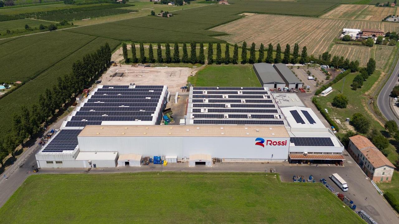 Lo stabilimento di Rossi a Ganaceto