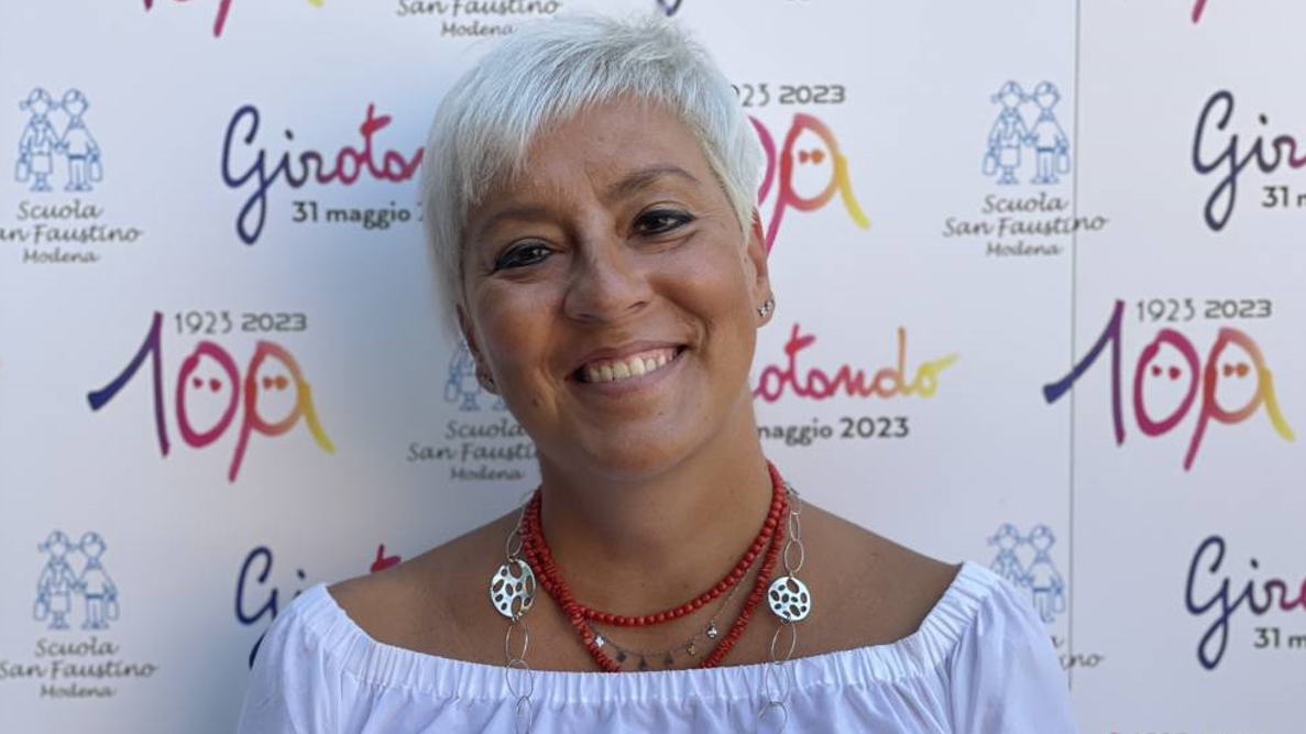 La maestra Maria Bianca Pezzetta