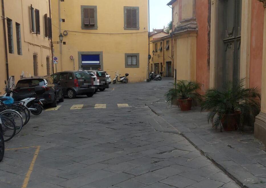 Uno scorcio della strada