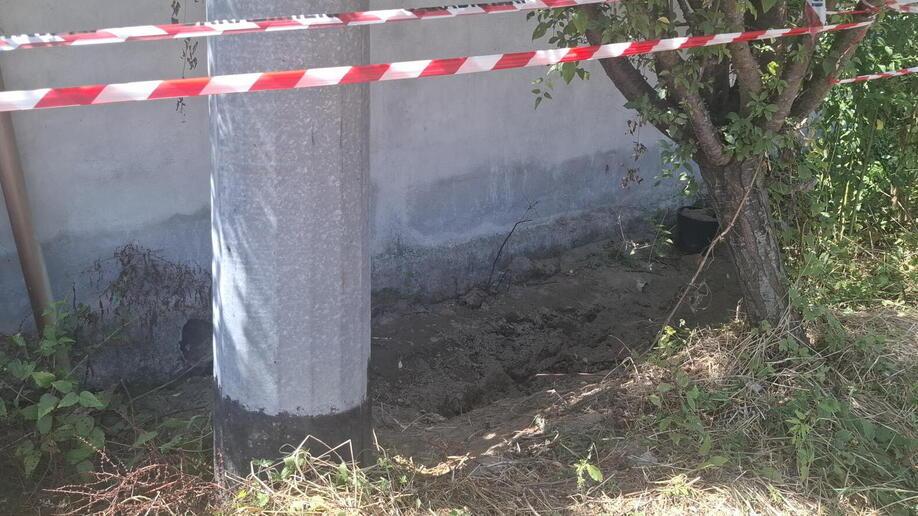 Il punto in cui è stato ritrovato il corpo