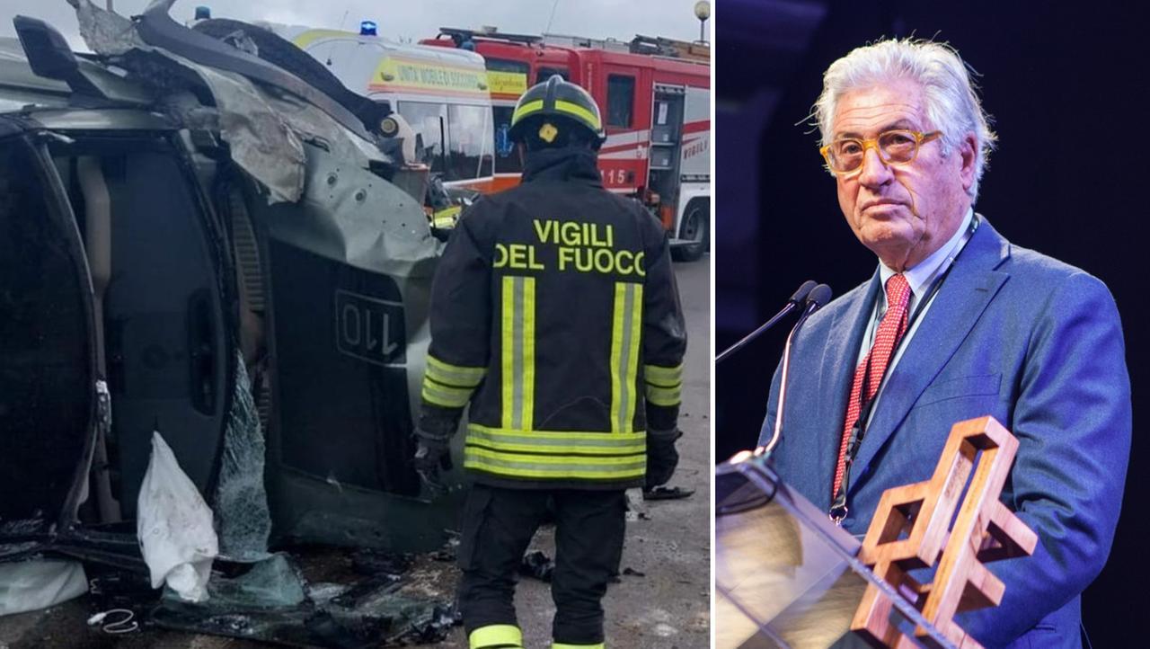 
	L'incidente e, accanto, Giorgetto Giugiaro

