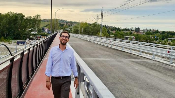 Il sindaco Mesini sul rinnovato ponte Veggia