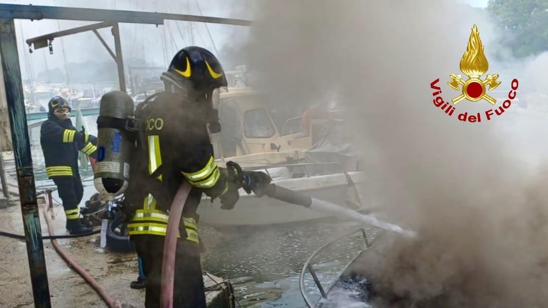 L'intervento dei vigili del fuoco