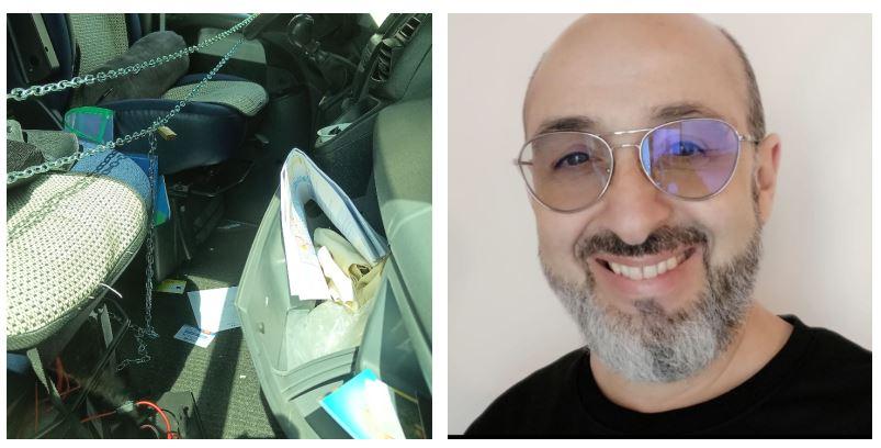 Furto e tanti danni al camper dello youtuber Paolo Bernardi: «Siamo abbandonati a noi stessi»