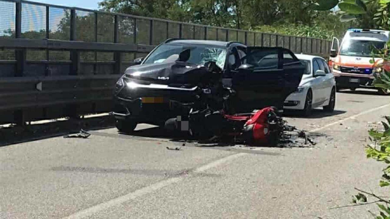 
	I mezzi coinvolti nell'incidente

