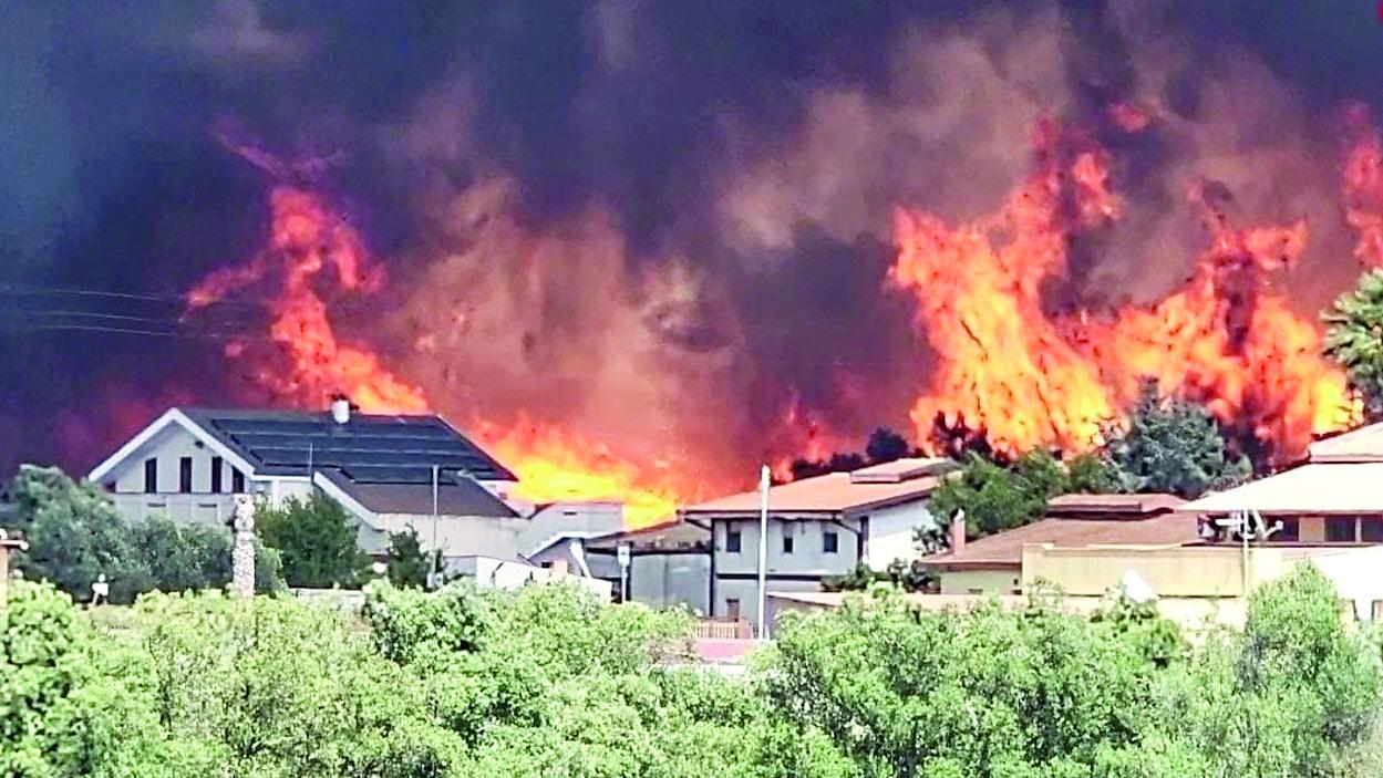 Incendi, sono i giorni più difficili. Cocco: «Quelli dolosi sono il 50%»