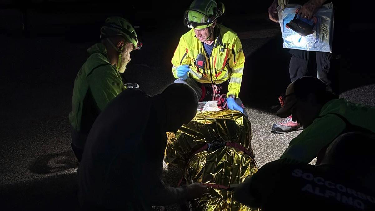 Cade da cavallo dopo il temporale, soccorso in elicottero