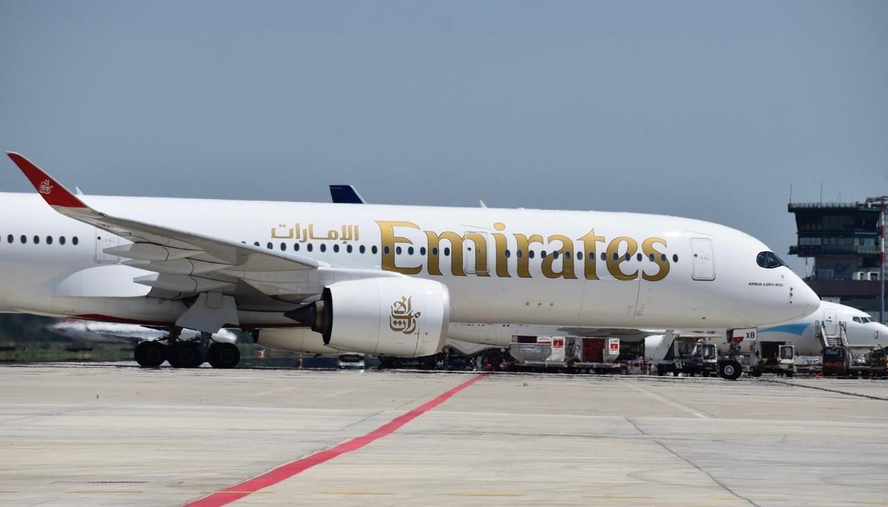 L’aeroporto di Bologna è il primo in Italia ad ospitare l’A350 di Emirates
