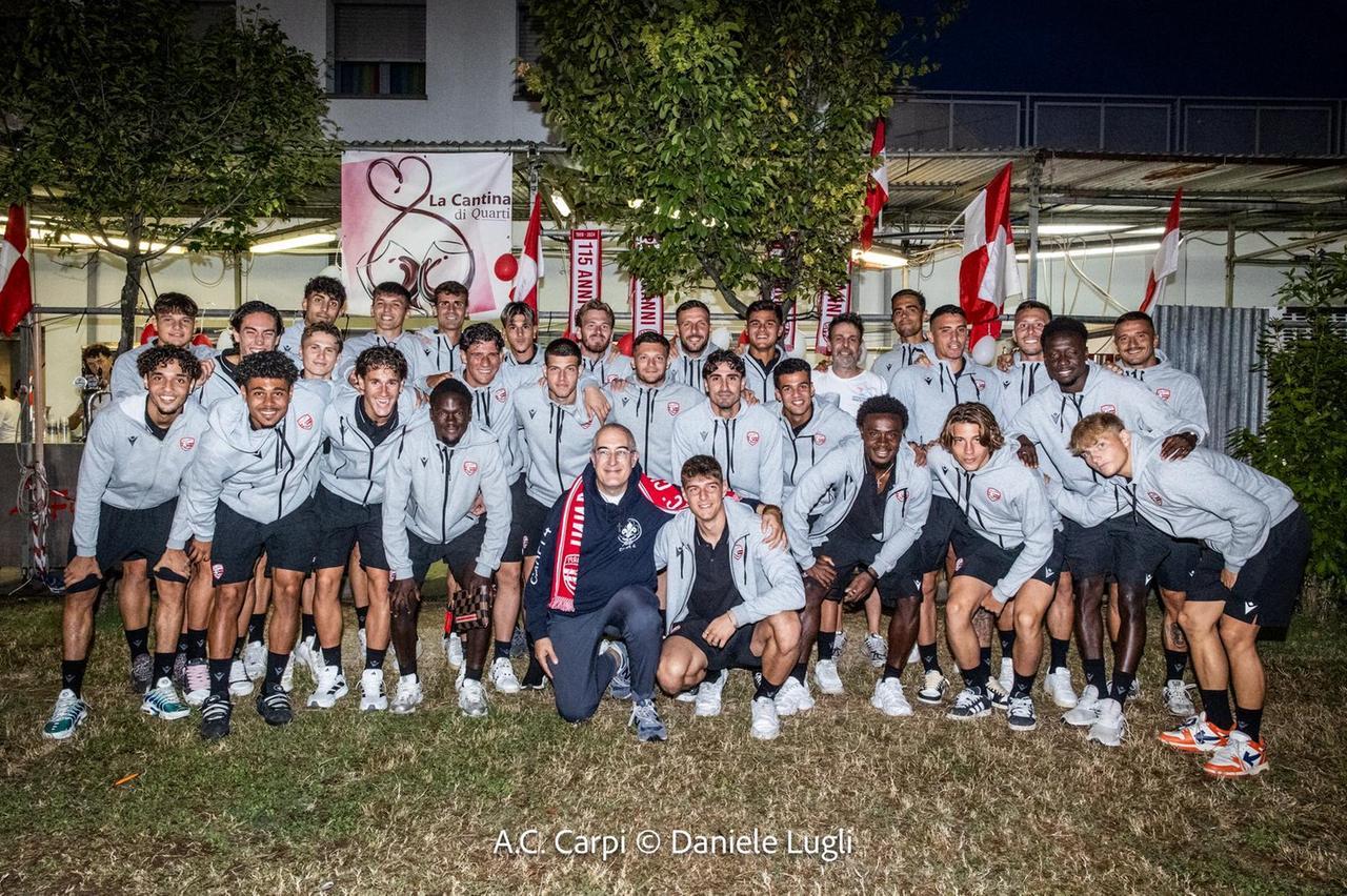 
	La presentazione del Carpi a Quartirolo (foto Daniele Lugli)

