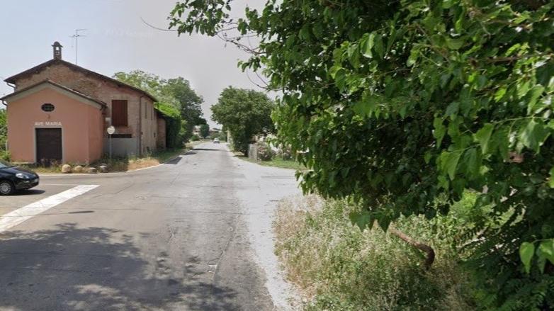 L'incrocio tra via Viazza di Sopra e via Salviola