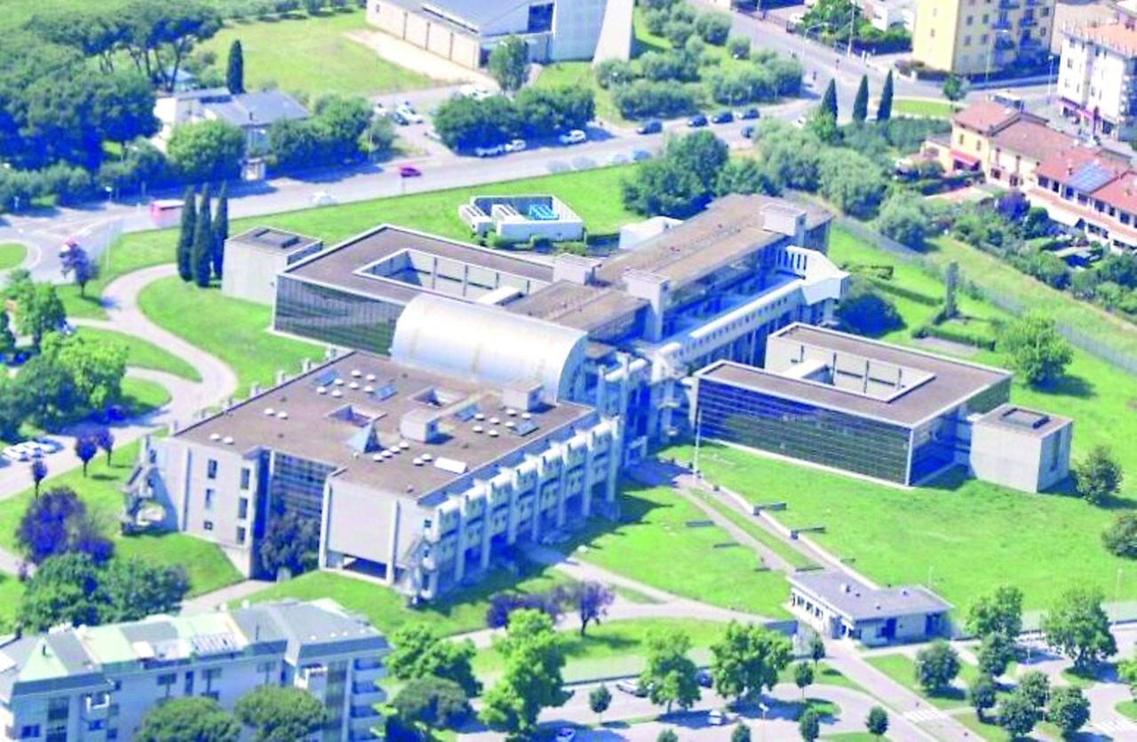 
	Una veduta dall'alto del Palazzo di giustizia di Prato

