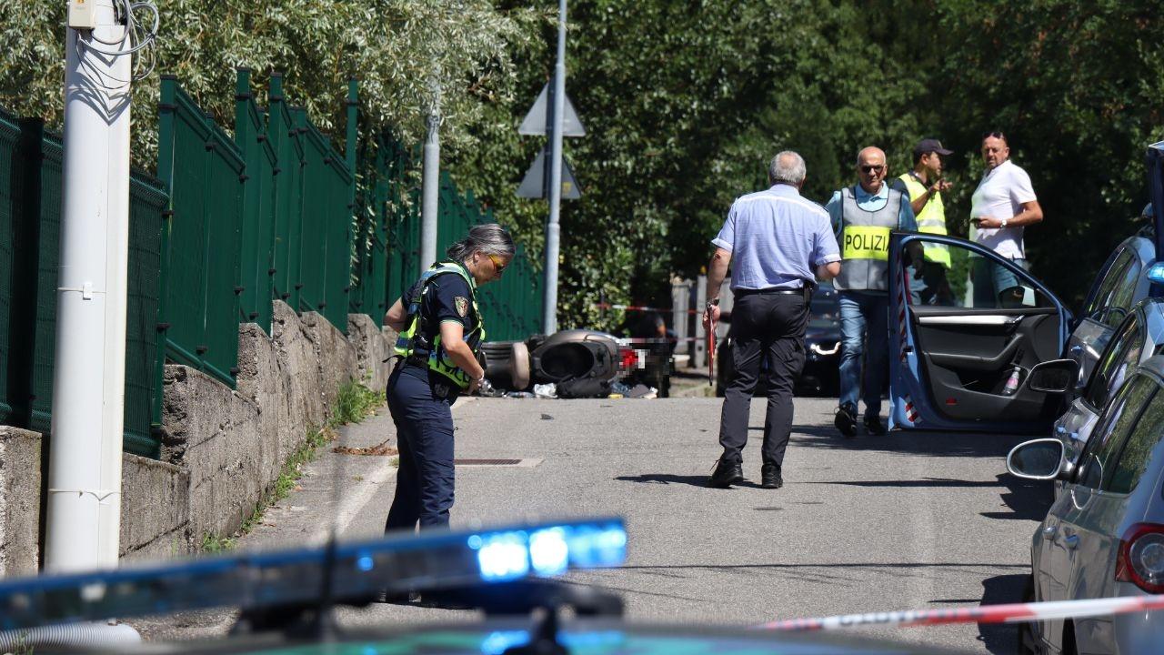 L'incidente (foto LaPresse)