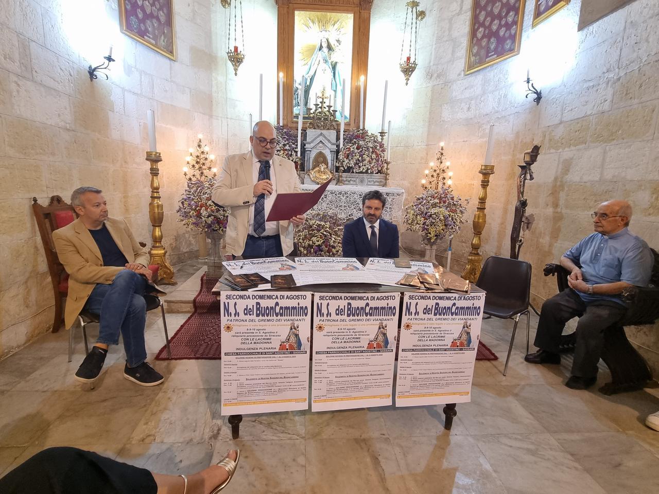 Da sinistra Fabio Madau, Cristian Zedda, Giuseppe Mascia e Padre Pietro Pigozzi