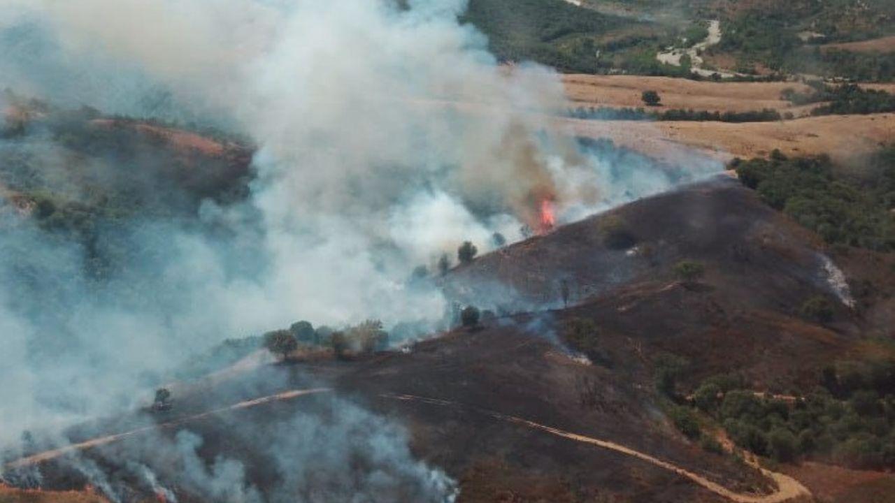 
	L'incendio nella zona di Roccastrada

