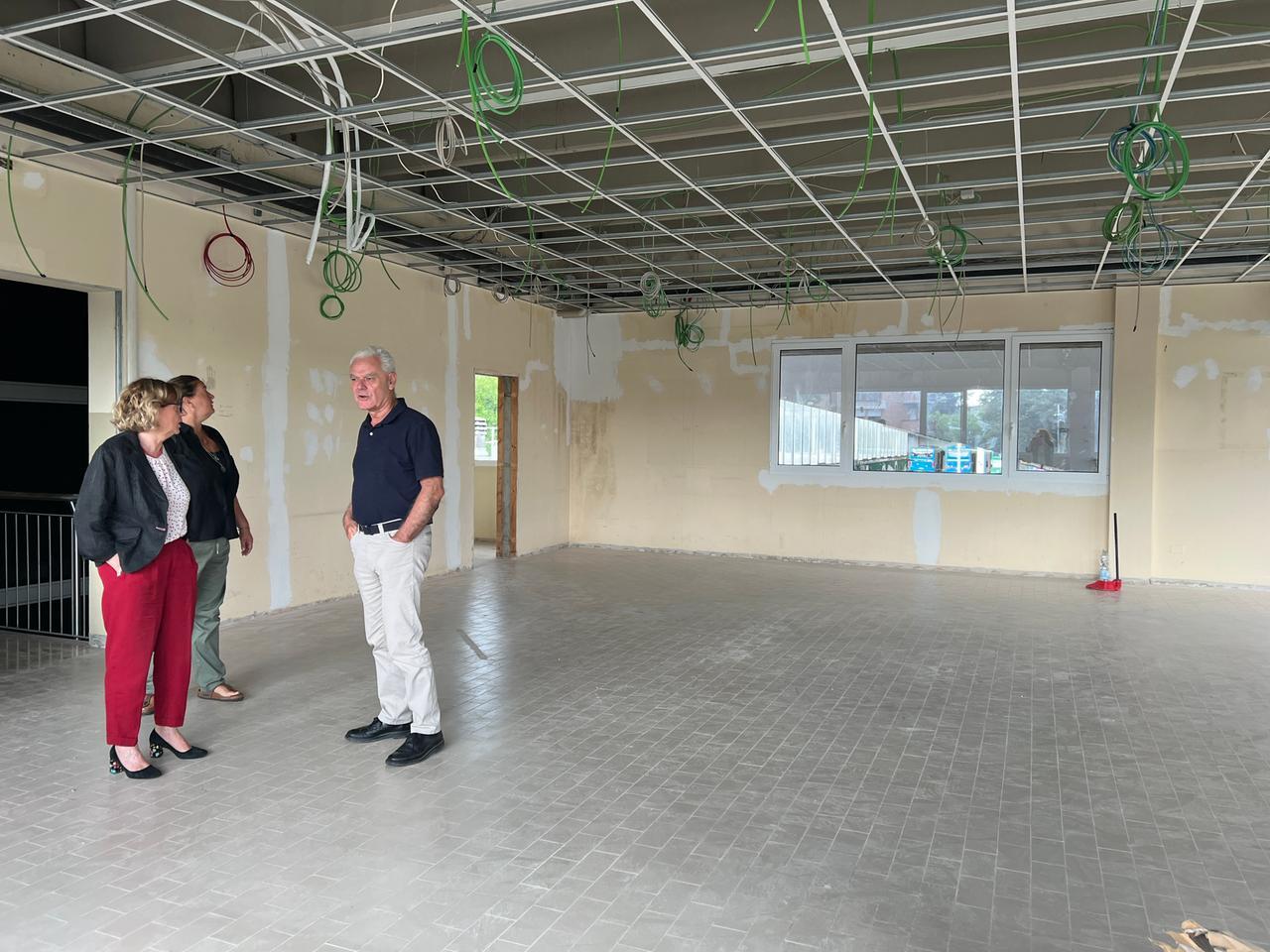 
	Il sopralluogo con il sindaco Emilia Muratori

