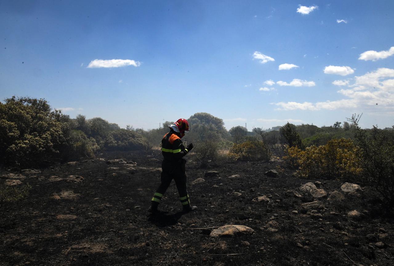 Riparte il fuoco a Sos Alinos: di nuovo in azione canadair e elicotteri