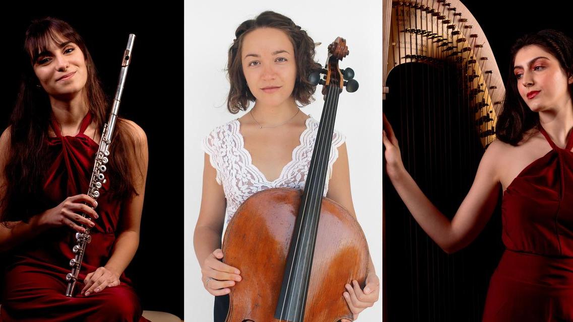 Le celestiali armonie del Trio Mirages oggi al Core per “Donatori di musica”